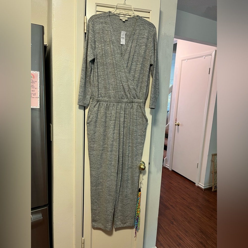 Loft Blk/White jump suit long sleeve